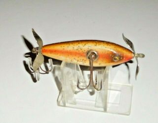 Vintage Paw Paw (lucky Lures) Wounded Minnow Wood Lure