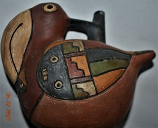 Orig $399.  Pre Columbian Peru Nazca Stirrup Bowl 6 " Prov