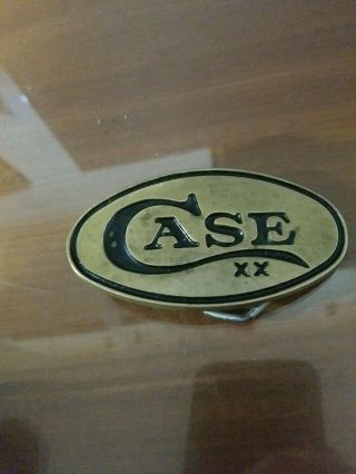 Case Xx Knife Solid Brass Men’s Belt Buckle 1978