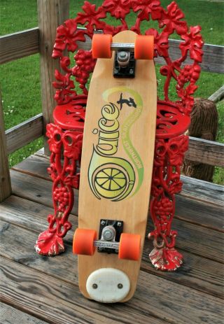 Vintage 70s Juice Skateboard Bennett Trucks Sims Tony Hawk Hosoi Complete Board