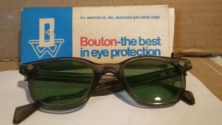Vintage Bouton U - Fit Eyeglass Frames,  Safety Glasses,  1960 