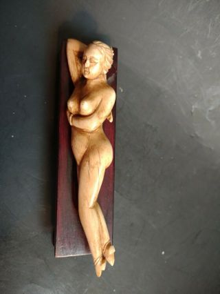 ANTIQUE CHINESE DOCTOR ' S LADY WITH BASE 3