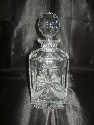 Antique Baccarat Crystal Gérardmer Decanter.  Circa Late 19th Century.  6 Lbs.