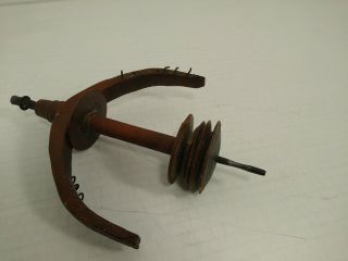 Antique Spinning Wheel Flying Spindle For A Flax Wheel,  Tool Part Only