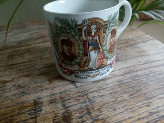 Antique Ww1 Grimwades 1919 Peace Souvenir Cup/ Mug In