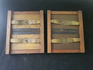 Antique Eastman Kodak Maskit Printing Frame Developing Wood Tray Negatives