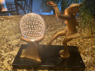 Gerdago Art Deco Pixie Harlequin Desk Lamp flapper 5