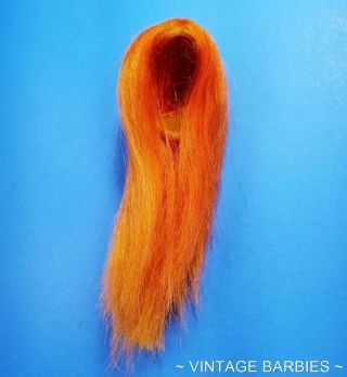 Color Magic Barbie Doll Orange Wig Htf Minty Vintage 1960 