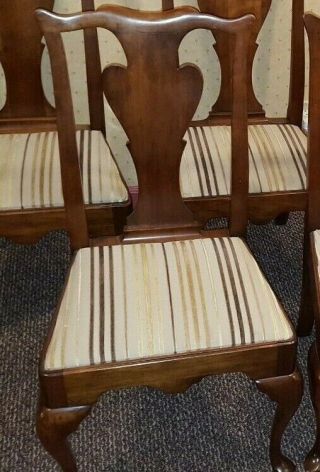 Statton Cherry Queen Anne Dining Room Chair Old Towne Finish