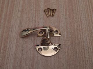 Cabinet Latch For Boone Sellers Napanee For Flush Mount Doors Left Hand Brass 3