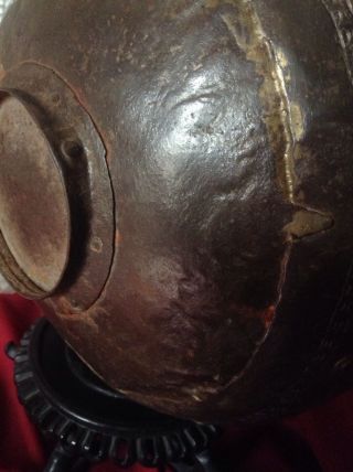 Antique China Tibet India Gold Iron Sacred Buddhist Bowl Holy Water Pot Vase 6