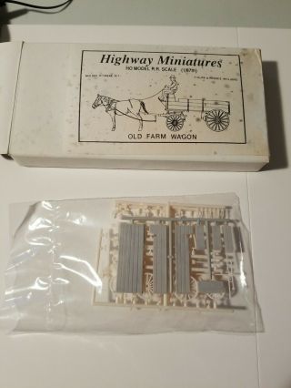 Jordan Products Highway Miniatures Old Farm Wagon 107