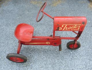 Bmc Senior - Early Antique Pedal Tractor - Vintage