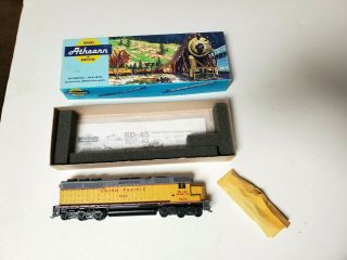 Athearn Ho Scale Union Pacific No.  3600 Sd45 Yellow Dummy Dmy Diesel