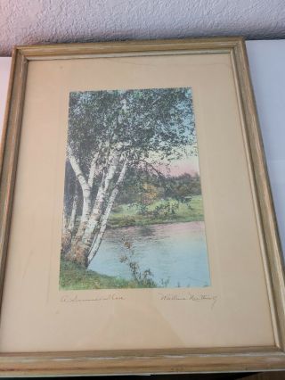Wallace Nutting - A Summer Shore - Signed And Numbered