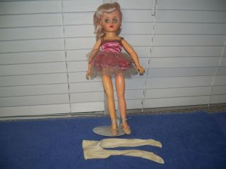 Vintage Rare Eegee 17 " Magic Fairy Ballerina Doll W/ Pink Hair