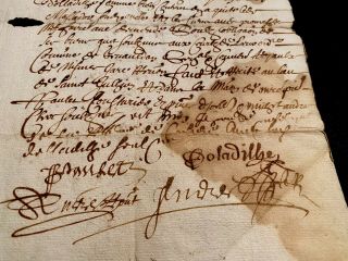 Old Letter 1638