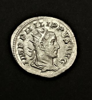 Roman Empire/ Antoninianus/ Philip I/ Condition/ Silver Coin