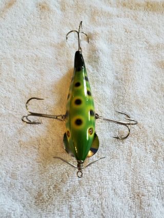 Antique Style Contemporary Fishing Lure Heddon Style Spin Diver