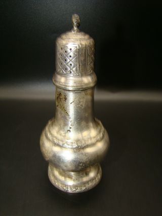 Sterling Pepper Shaker By Frank Whiting " Talisman Rose " 64 Grams Sterling