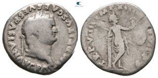Savoca Coins Titus Caesar Denarius Venus Apple Column 2,  53 G / 17 Mm @mye0055