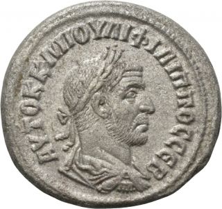 Dionysos Philippus I.  Bi - Tetradrachme Antiochia Adler Mw 2083