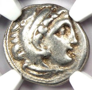 Greek Macedon Alexander The Great Ar Drachm Coin 336 - 323 Bc - Certified Ngc Vf