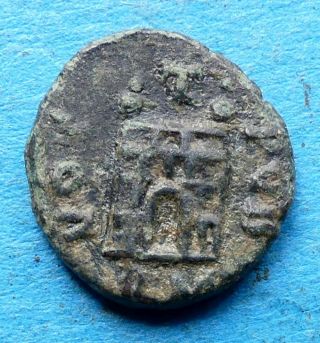 Rom Ae 13 Valentinian Iii.  425 - 455 T über Lagertor Vot Pvb Rrr