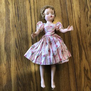 VINTAGE CISSY DOLL MADAME ALEXANDER 1950s With Slip and Dress 3