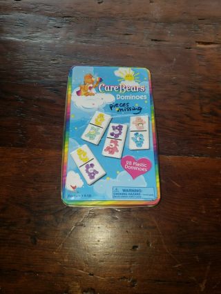 Vintage 2003 28 Care Bears Dominoes Game In Collector
