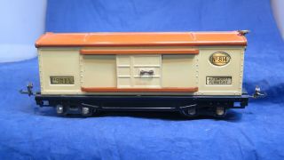Lionel prewar O Gauge 814 Boxcar,  Early Version CT 2
