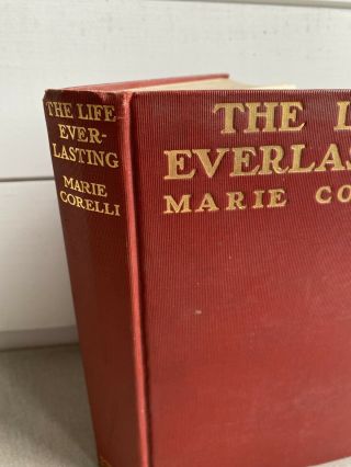 MARIE CORELLI The Life Everlasting Antique Hardcover Book 1911 A.  L.  Burt Publish 2