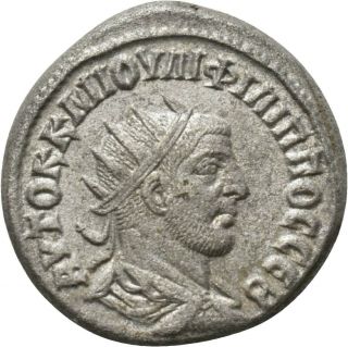 Dionysos Philippus I.  Bi - Tetradrachme Antiochia Adler Mw 2026