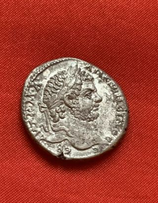 Alt Rom Tetradrachm Carrhae Kaiser Caracalla Silber 14,  22gr
