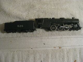Athearn 1181 Santa Fe 4 - 6 - 2 Pacific Steam Locomotive & Tender 826 For Repair