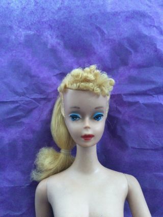 Vintage 4 Blonde Ponytail Barbie - Very Good