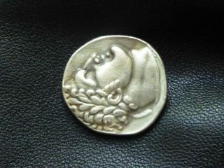Phoenicia,  Tyre.  Silver Half Shekel,  Dated CY 37 (90/89 BC).  22mm,  7,  43 g. 2