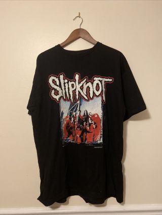 2000 Slipknot Vintage T - Shirt Self Titled Era Large Blue Grape Rare Band Tee Xl