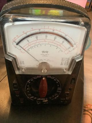 Vintage Triplet Voltmeter Model 630 Na Type 3 Suspension Usa