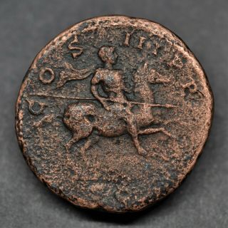 A Scarce Copper As Of Hadrian: Emperor On Horseback.  Rome,  Ad 129 - 130.  Ric 1361