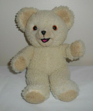 Vintage Russ 1986 Lever Brothers Snuggle Fabric Softener Plush Teddy Bear 11”