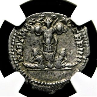 Ngc Ch Xf.  Caracalla Stunning Denarius Brother To Geta Ancient Roman Silver Coin