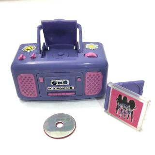 Vintage Barbie Cd Player Boombox Removable Beyond Pink Cd Rare 1990s