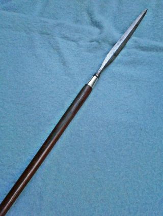 Antique 19thc Javanese Java Tombak Spear Sword Indonesian Knife Dagger Asian