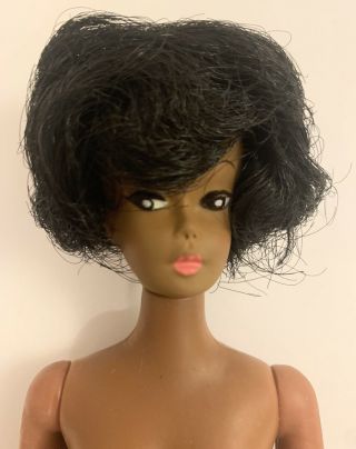 Vintage 1960s Tina - Marie Doll African American Barbie Clone Bubble Cut