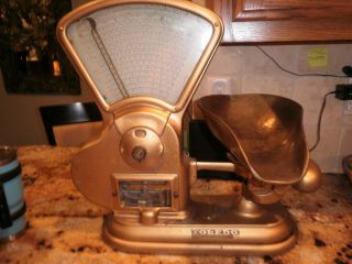 Antique Toledo 3 Lb Candy Scale General Store Early 1900 