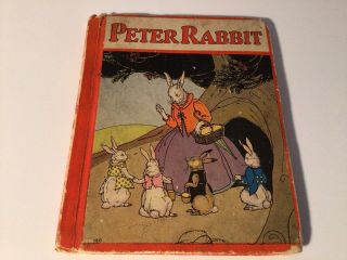 Peter Rabbit Story Book Antique 1900s 1910s Hardback Childrens