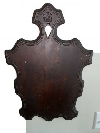Antique Walnut Plaque To Mount Any Display Piece