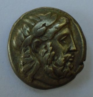 Greek Silver Coin.  Macedon Philip Ii Ar Tetradrachm Ancient Amphipolis