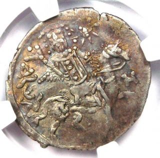 Byzantine Trebizond Alexius II AR Asper Coin 1297 - 1330 AD - NGC Choice XF (EF) 4